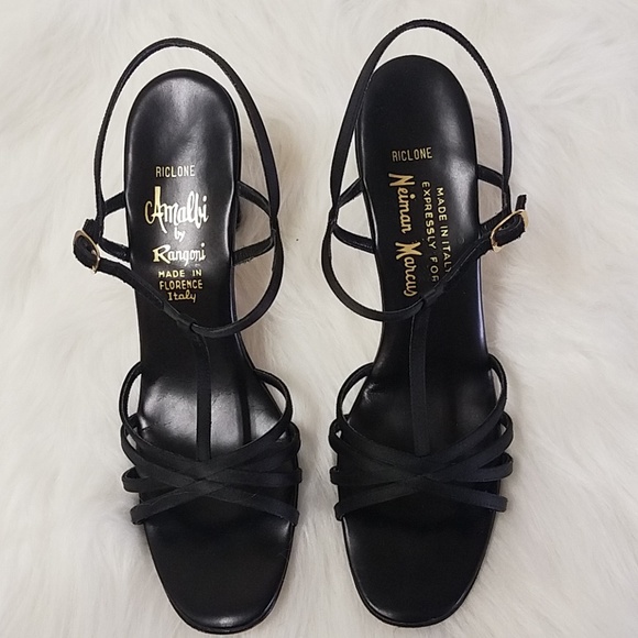 Amalfi by Rangoni black strap heels - Picture 5 of 6